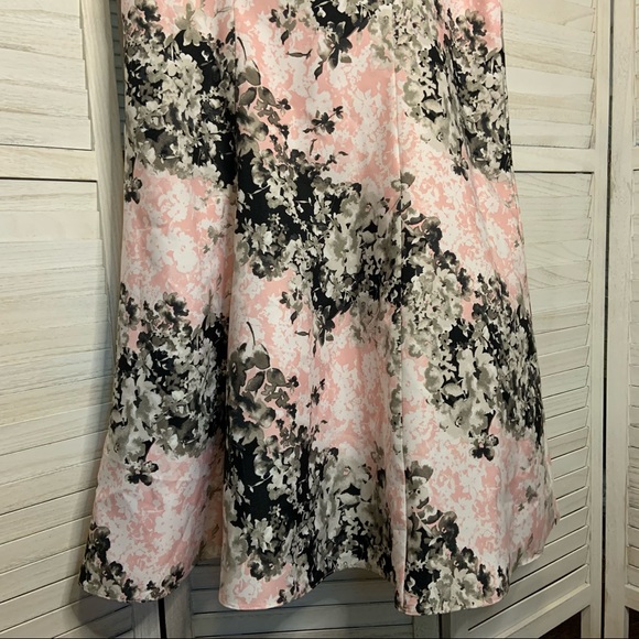 Final Price Drop! Cachet Floral Twill Two Piece Mermaid Ballgown Prom Dress - Picture 6 of 13